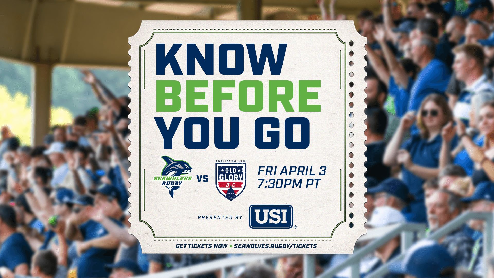 Know Before You Go: Seattle Seawolves vs Old Glory DC April 3 Starfire